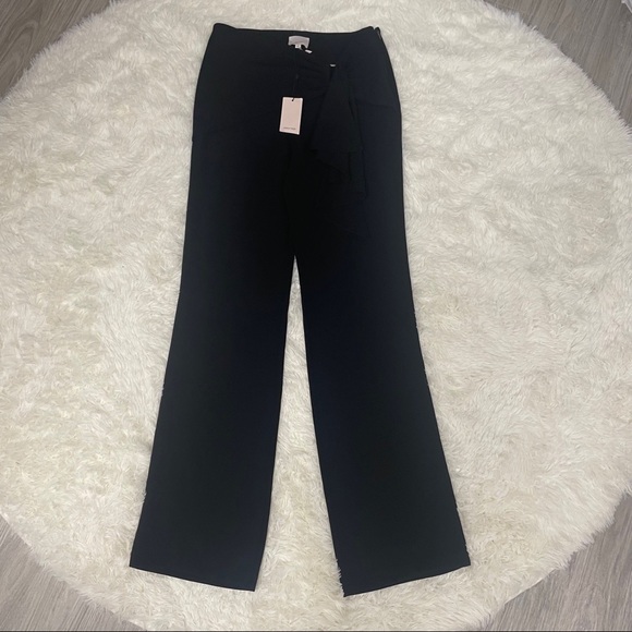 🚨SOLD🚨NWT Cinq a Sept Connor Cascade Pants - Black - Picture 4 of 14